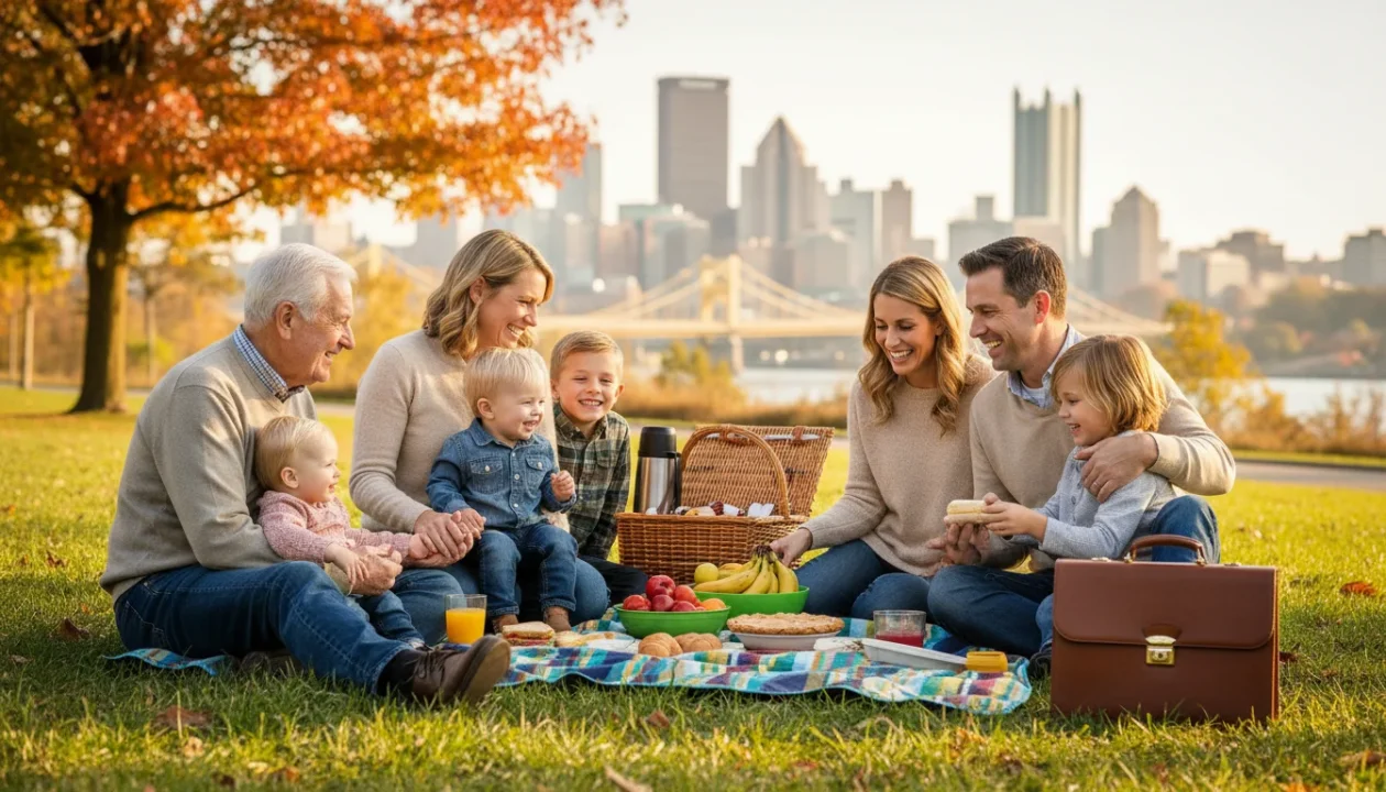 Relaxed PA family picnics worry-free after life insurance upgrade—peace of mind in action!